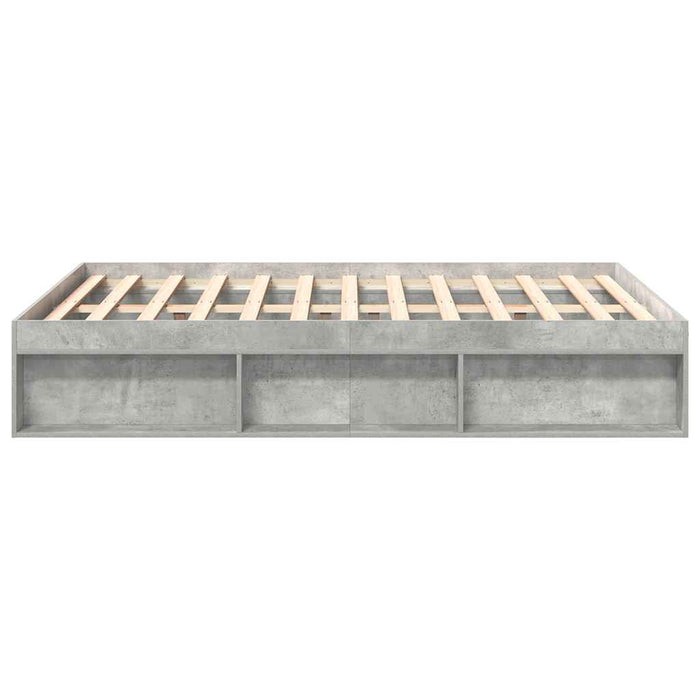 Cadru de pat, gri beton, 140x200 cm - WALTI WALTI