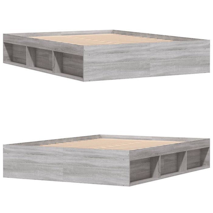 Cadru de pat King Size, sonoma gri, 150x200 cm - WALTI WALTI