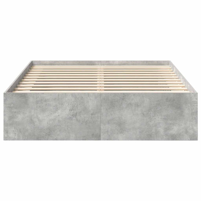 Cadru de pat, gri beton, 160x200 cm - WALTI WALTI