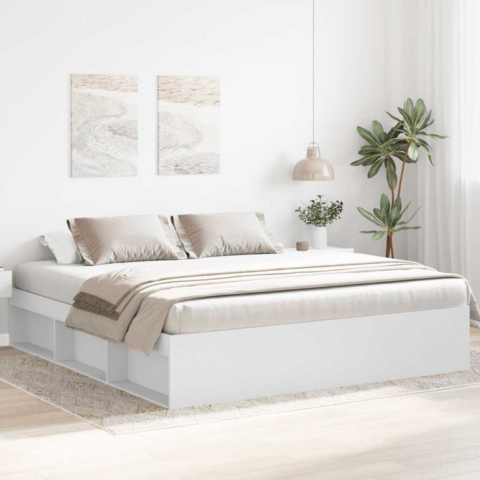 Cadru de pat, alb, 180x200 cm, Super King Size - WALTI WALTI