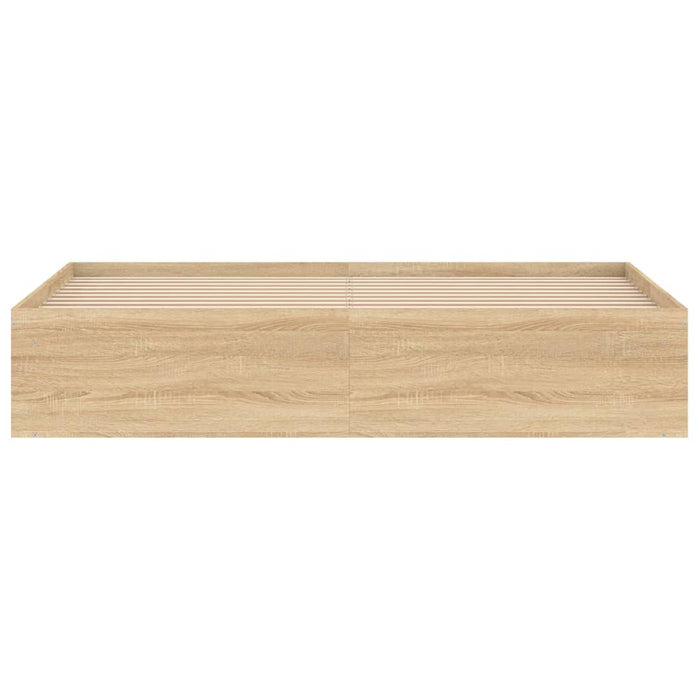 Cadru pat, stejar sonoma, 180x200 cm, Super King Size - WALTI WALTI