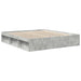 Cadru de pat super king, gri beton, 180x200 cm - WALTI WALTI