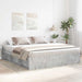 Cadru de pat super king, gri beton, 180x200 cm - WALTI WALTI