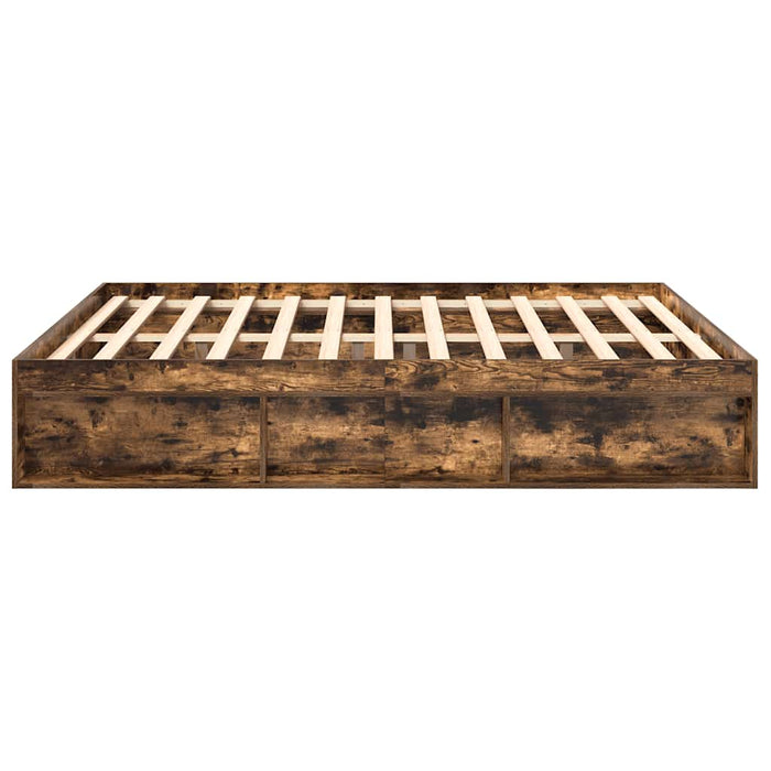 Cadru pat, stejar afumat, 180x200 cm, Super King Size - WALTI WALTI