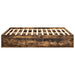 Cadru pat, stejar afumat, 180x200 cm, Super King Size - WALTI WALTI