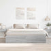 Cadru pat, gri sonoma, 180x200 cm, Super King Size - WALTI WALTI