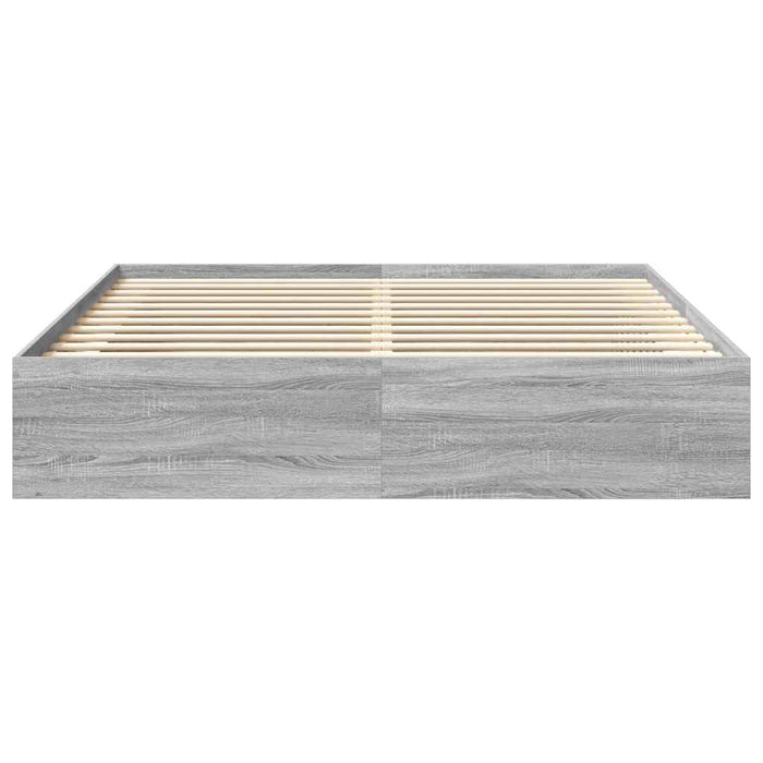 Cadru pat, gri sonoma, 180x200 cm, Super King Size - WALTI WALTI
