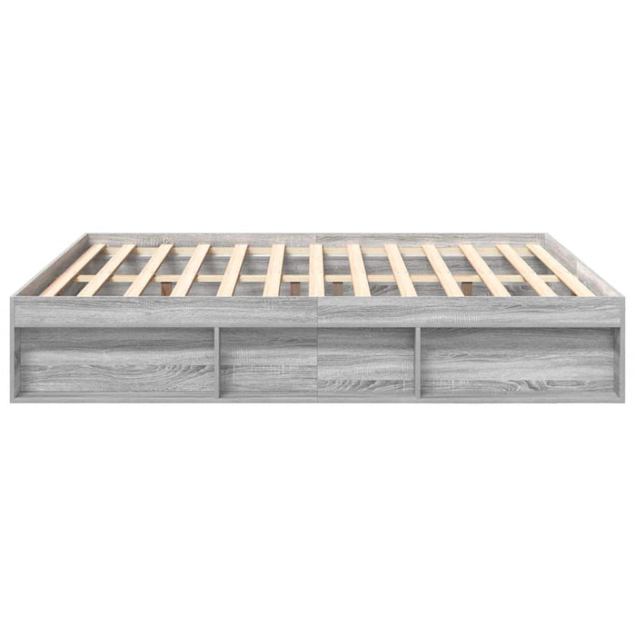 Cadru pat, gri sonoma, 180x200 cm, Super King Size - WALTI WALTI