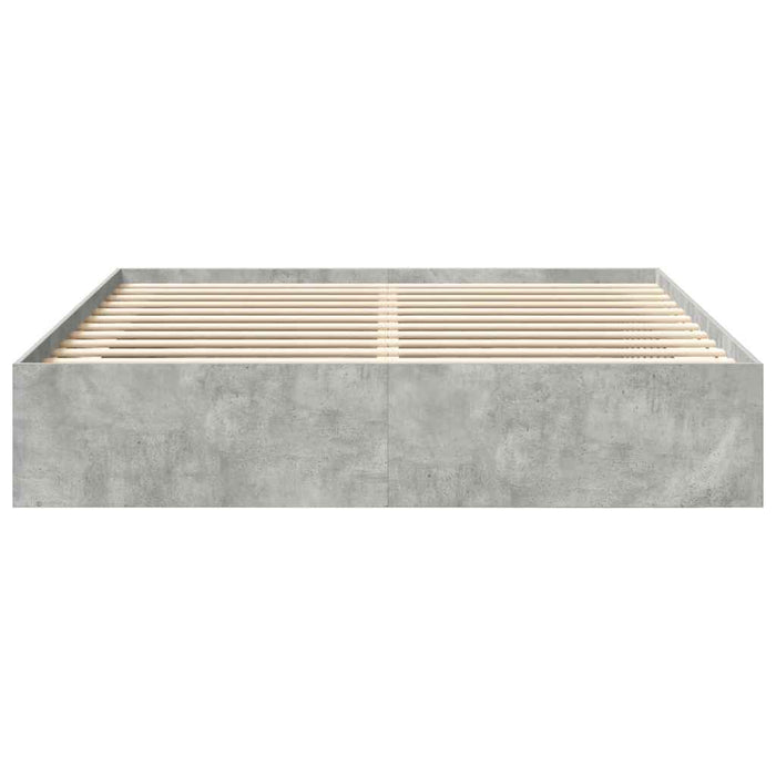 Cadru de pat, gri beton, 200x200 cm - WALTI WALTI