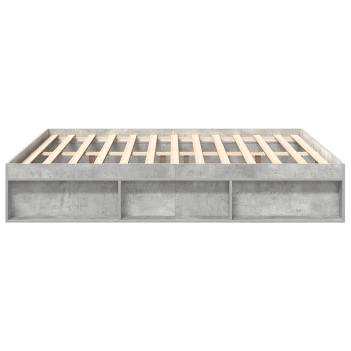 Cadru de pat, gri beton, 200x200 cm - WALTI WALTI