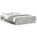 Cadru de pat mic dublu, gri beton, 120x190 cm - WALTI WALTI