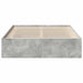 Cadru de pat mic dublu, gri beton, 120x190 cm - WALTI WALTI