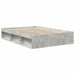 Cadru de pat, gri beton, 140x190 cm - WALTI WALTI