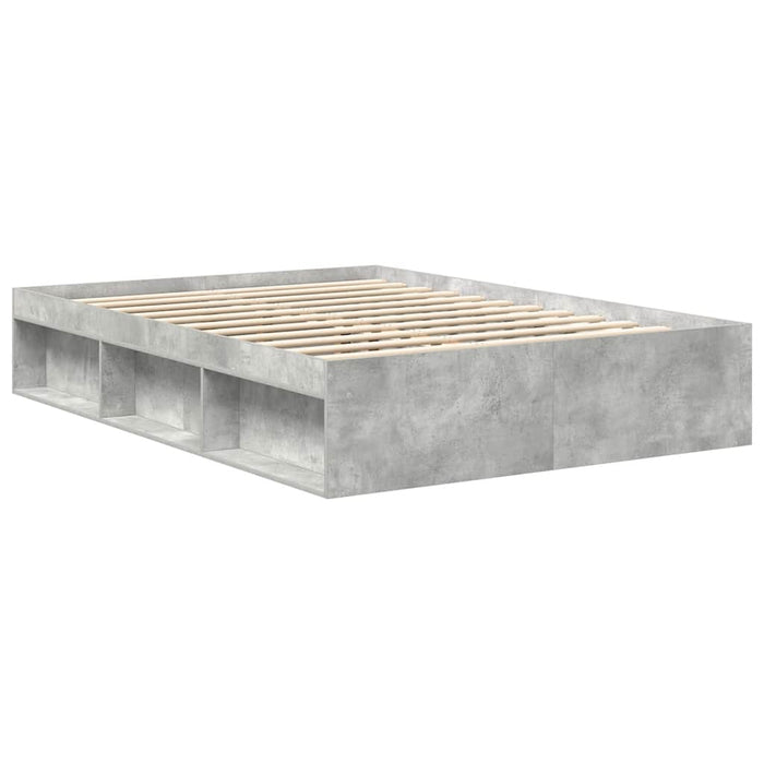 Cadru de pat, gri beton, 140x190 cm - WALTI WALTI