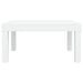 Set mobilier de grădină, 3 piese, cu perne, alb, PP - WALTI WALTI