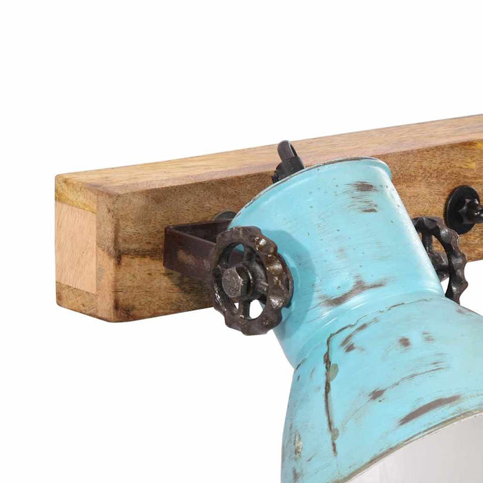 Lampă de perete 25 W, albastru uzat, 65x25 cm, E27 - WALTI WALTI