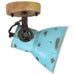 Lampă de perete 25 W, albastru uzat, 11,5x11,5x25 cm, E27 - WALTI WALTI