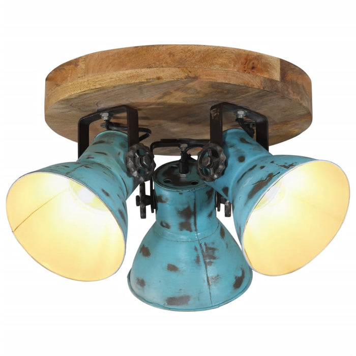 Lampă de tavan 25 W, albastru uzat, 35x35x25 cm, E27 - WALTI WALTI