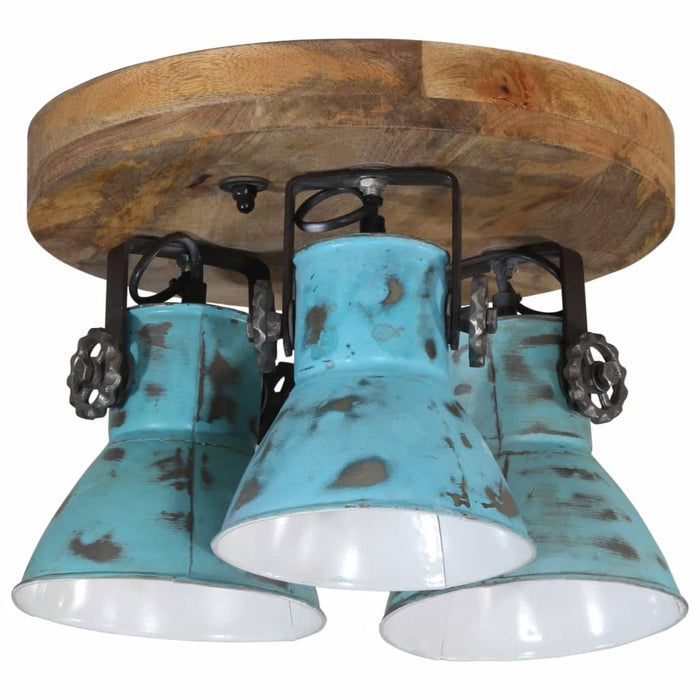 Lampă de tavan 25 W, albastru uzat, 35x35x25 cm, E27 - WALTI WALTI