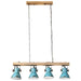 Lampă de tavan 25 W, albastru uzat, 90x24x111 cm, E27 - WALTI WALTI