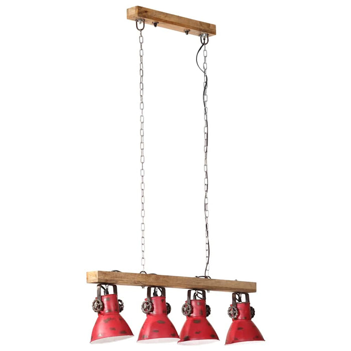 Lampă de tavan 25 W, roșu, 90x24x111 cm, E27 - WALTI WALTI