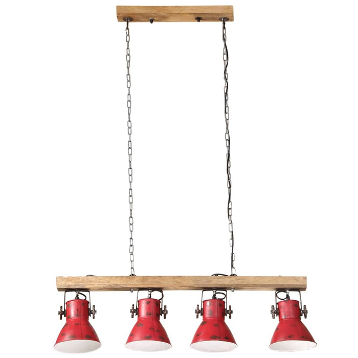 Lampă de tavan 25 W, roșu, 90x24x111 cm, E27 - WALTI WALTI