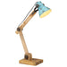 Lampă de birou 25 W, albastru uzat, 23x18x96 cm, E27 - WALTI WALTI