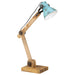 Lampă de birou 25 W, albastru uzat, 23x18x96 cm, E27 - WALTI WALTI
