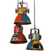 Lampă suspendată 25 W, multicolor, 30x30x100 cm, E27 - WALTI WALTI