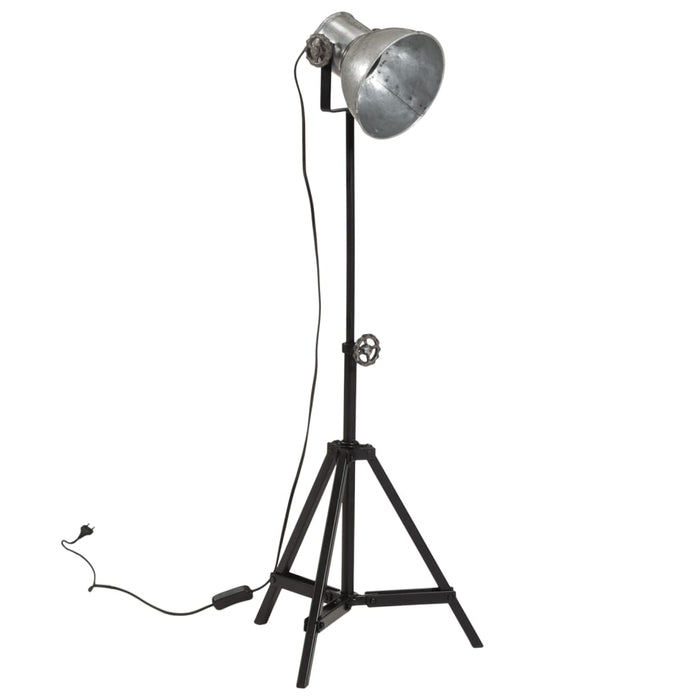Lampă de podea 25 W, argintiu vintage, 35x35x65/95 cm, E27 - WALTI WALTI