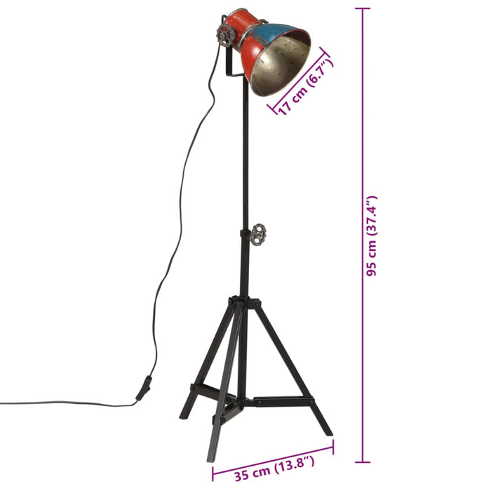 Lampă de podea 25 W, multicolor, 35x35x65/95 cm, E27 - WALTI WALTI