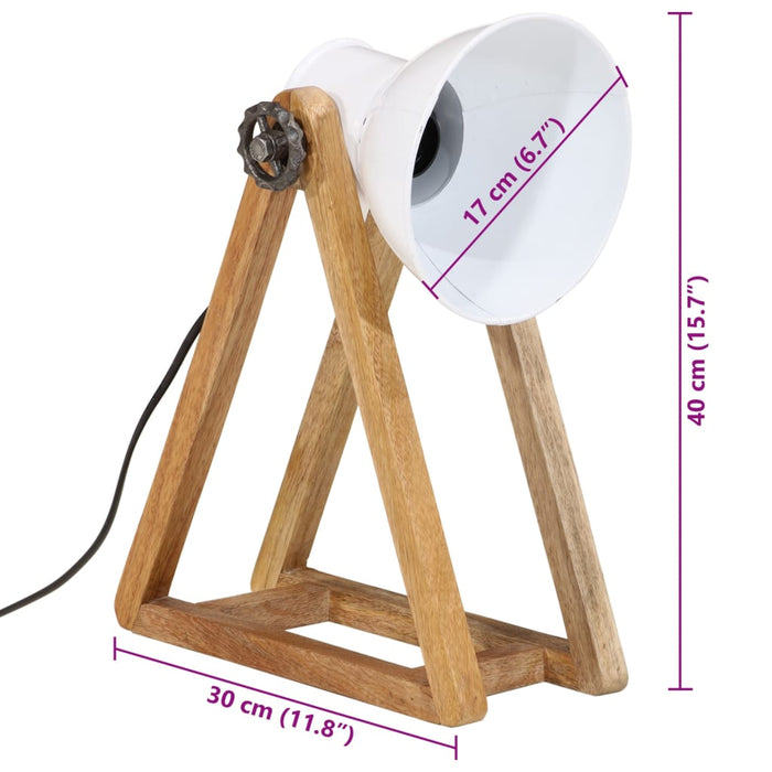 Lampă de birou 25 W, alb, 30x17x40 cm, E27 WALTI