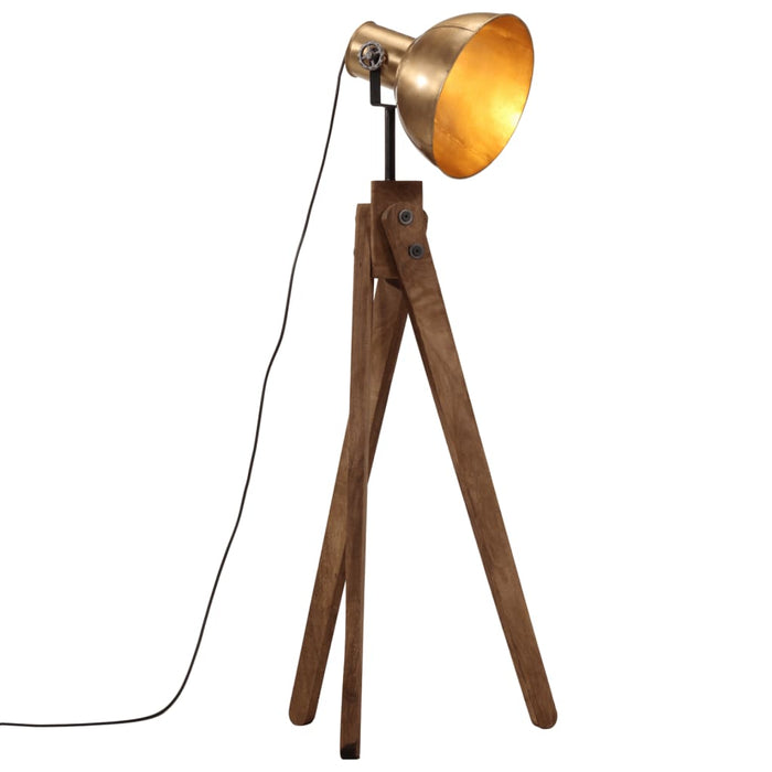Lampă de podea 25 W, alamă antichizată, 45x45x120 cm, E27 - WALTI WALTI