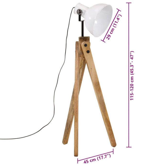 Lampă de podea 25 W, alb, 45x45x120 cm, E27 - WALTI WALTI