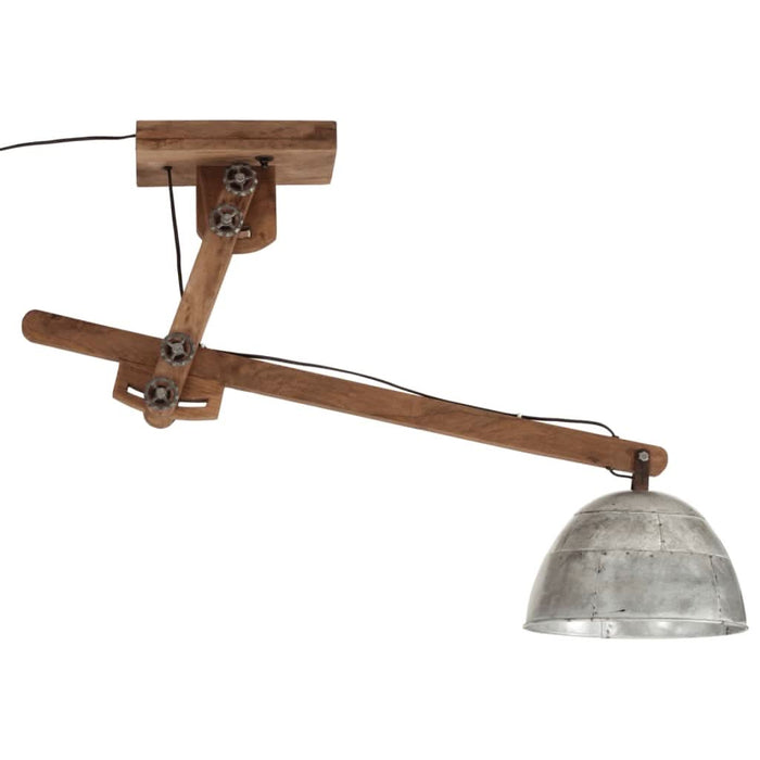 Lampă de tavan 25 W, argintiu vintage, 105x30x65-108 cm, E27 - WALTI WALTI