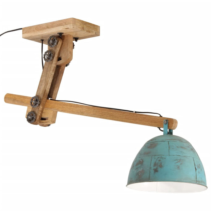 Lampă de tavan 25 W, albastru uzat, 105x30x65-108 cm, E27 WALTI