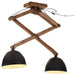 Lampă de tavan 25 W, negru, 29x18x85 cm, E27 - WALTI WALTI