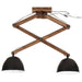Lampă de tavan 25 W, negru, 29x18x85 cm, E27 - WALTI WALTI