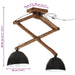 Lampă de tavan 25 W, negru, 29x18x85 cm, E27 - WALTI WALTI