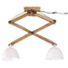 Lampă de tavan, 25 W, alb, 29x18x85 cm, E27 - WALTI WALTI