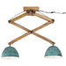 Lampă de tavan 25 W, albastru uzat, 29x18x85 cm, E27 - WALTI WALTI