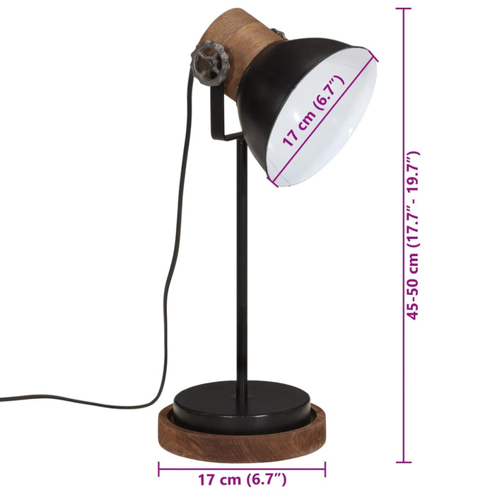 Lampă de birou 25 W, negru, 17x17x50 cm, E27 - WALTI WALTI