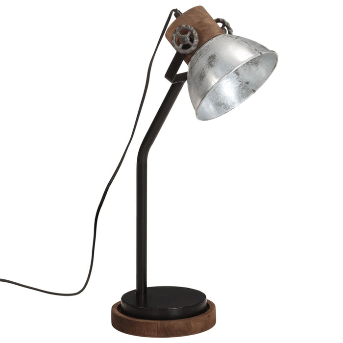 Lampă de birou 25 W, argintiu vintage, 18x18x60 cm, E27 WALTI