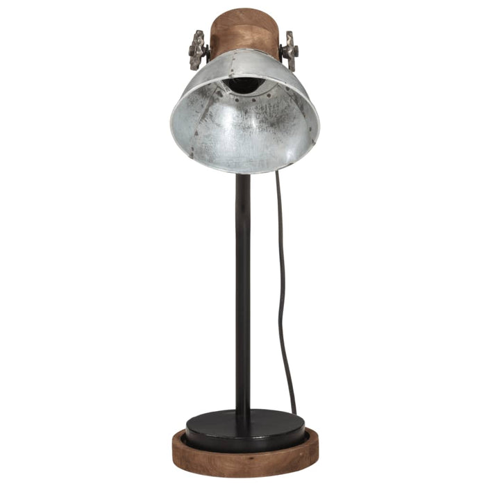 Lampă de birou 25 W, argintiu vintage, 18x18x60 cm, E27 WALTI