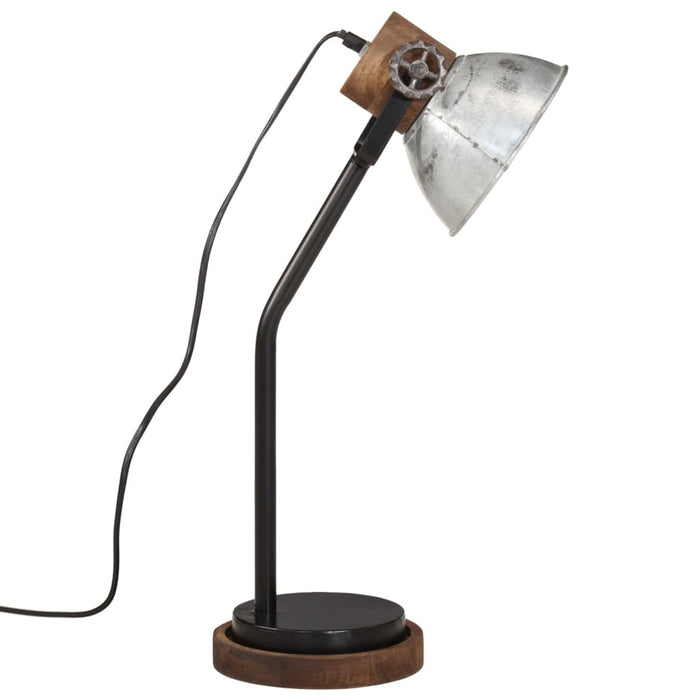 Lampă de birou 25 W, argintiu vintage, 18x18x60 cm, E27 WALTI