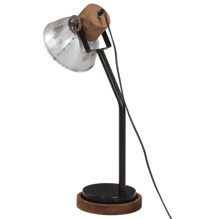 Lampă de birou 25 W, argintiu vintage, 18x18x60 cm, E27 WALTI