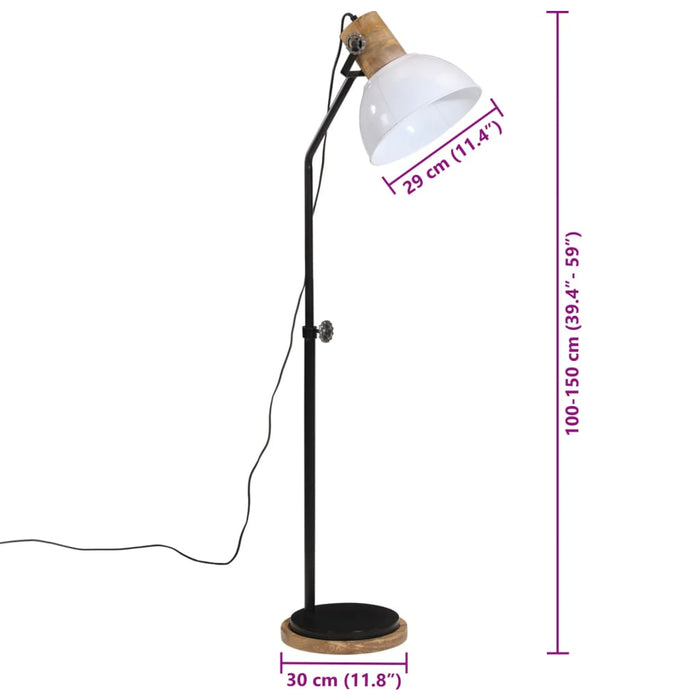 Lampă de podea 25 W, alb, 30x30x100-150 cm, E27 WALTI