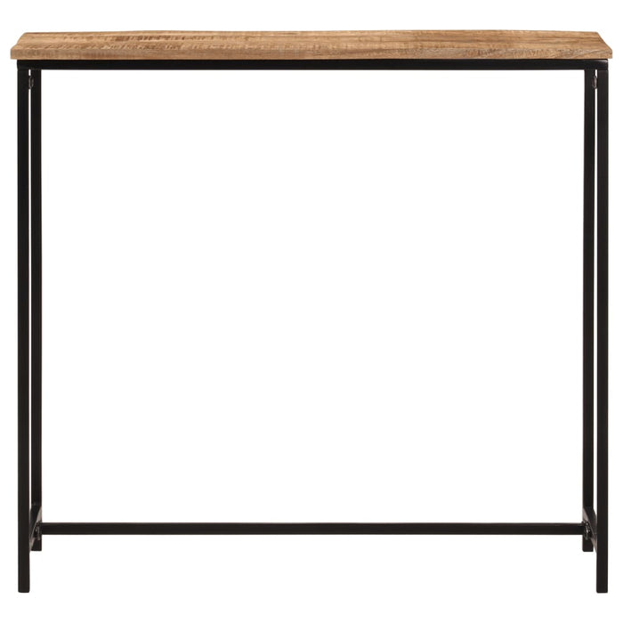 Masă consolă, 80x30x74 cm, lemn masiv de mango și fier - WALTI WALTI