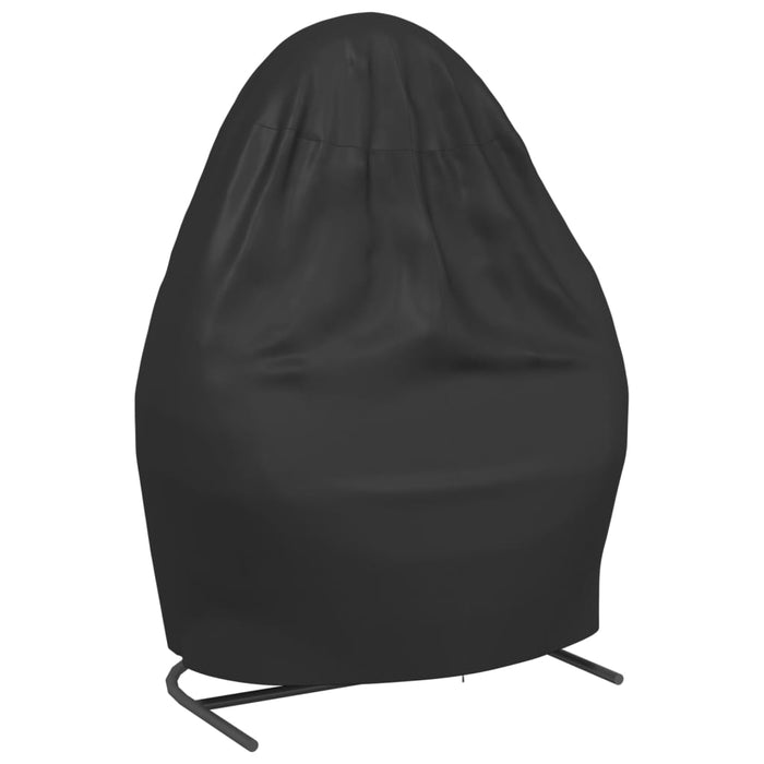 Husă pentru scaun dublu tip ou, negru, Ø 146x210 cm Oxford 420D WALTI