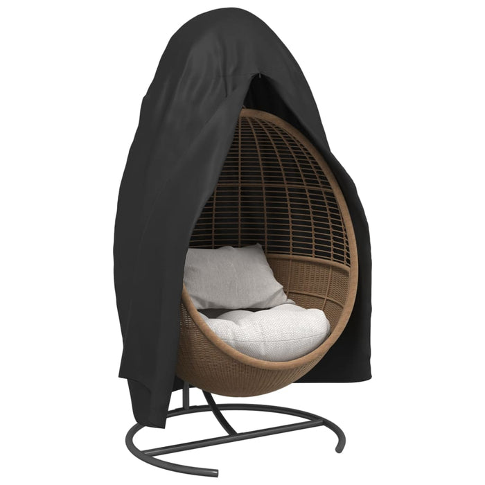 Husă scaun suspendat tip ou, negru, Ø 108x190 cm Oxford 420D WALTI